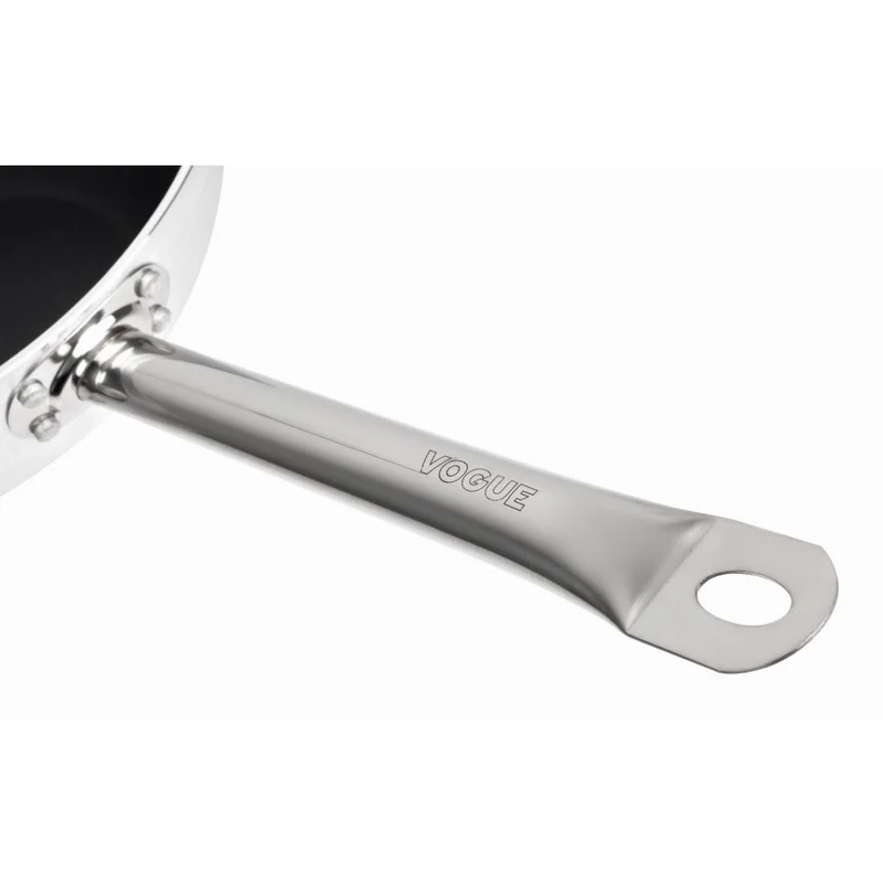 Wok aluminium antiadhesif induction Vogue Teflon Platinum Plus 300mm