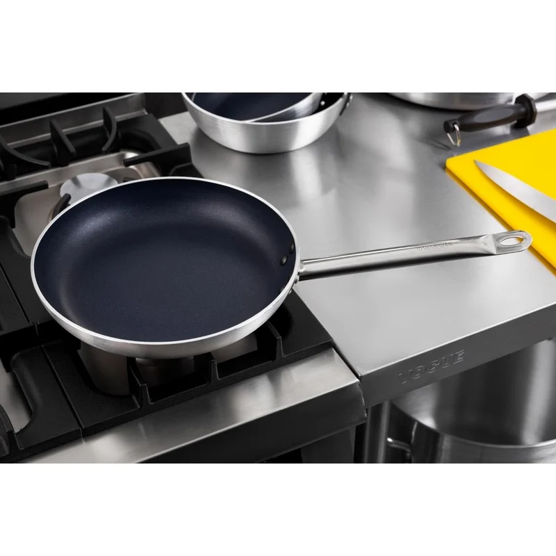 Poêle antiadhésive induction en aluminium et téflon Vogue 300mm