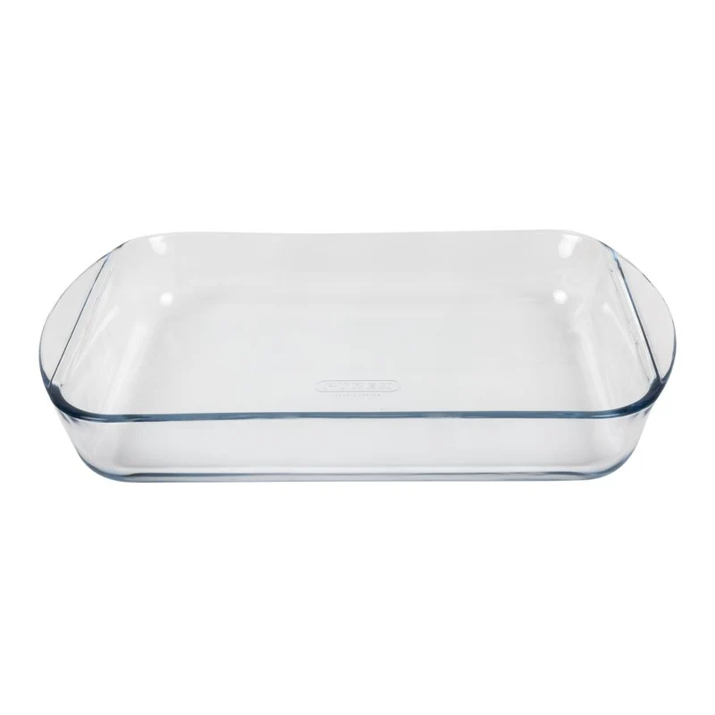 Plat à four rectangulaire en verre Pyrex 350mm