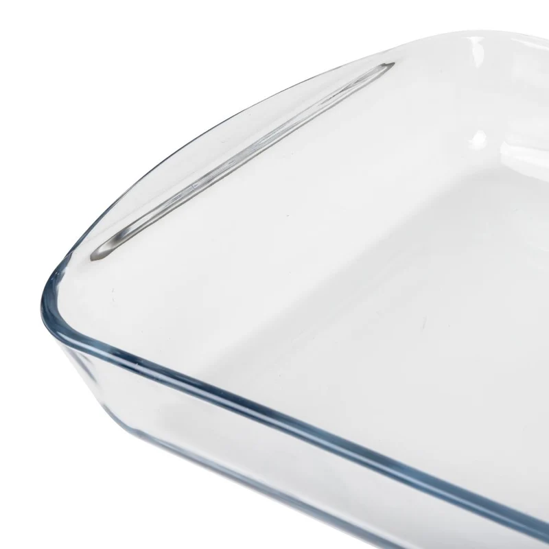 Plat à four rectangulaire en verre Pyrex 350mm