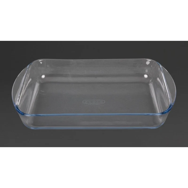 Plat à four rectangulaire en verre Pyrex 350mm