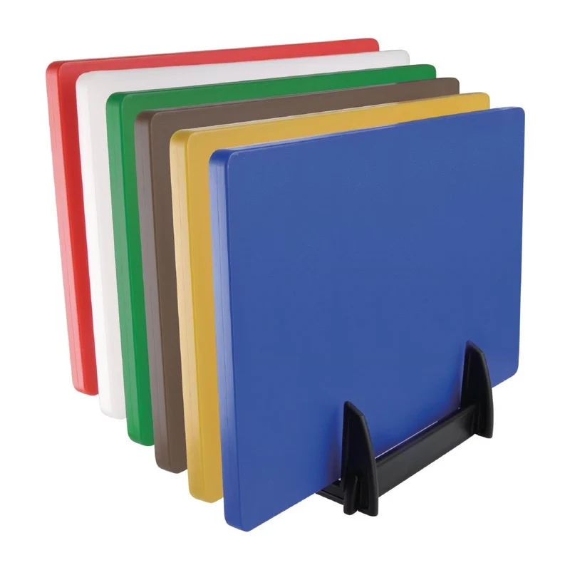 Grand support plastique pour planches à découper Hygiplas