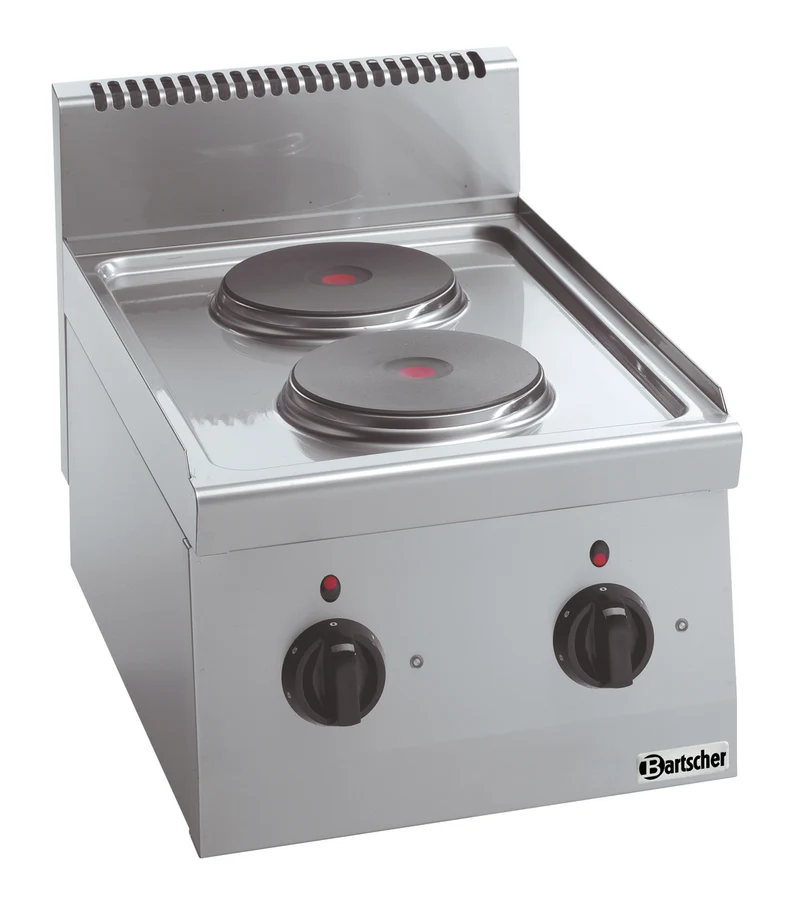 Réchaud électrique gamme 600 – 2 plaques (table) – Bartscher