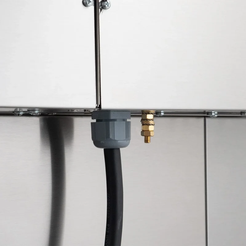 Friteuse électrique double professionnelle - 12+12 litres avec robinet de vidange, 400 V