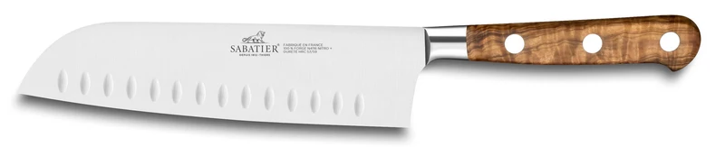 Coffret 2 couteaux Sabatier Provençao Santoku 18cm + Office 10cm