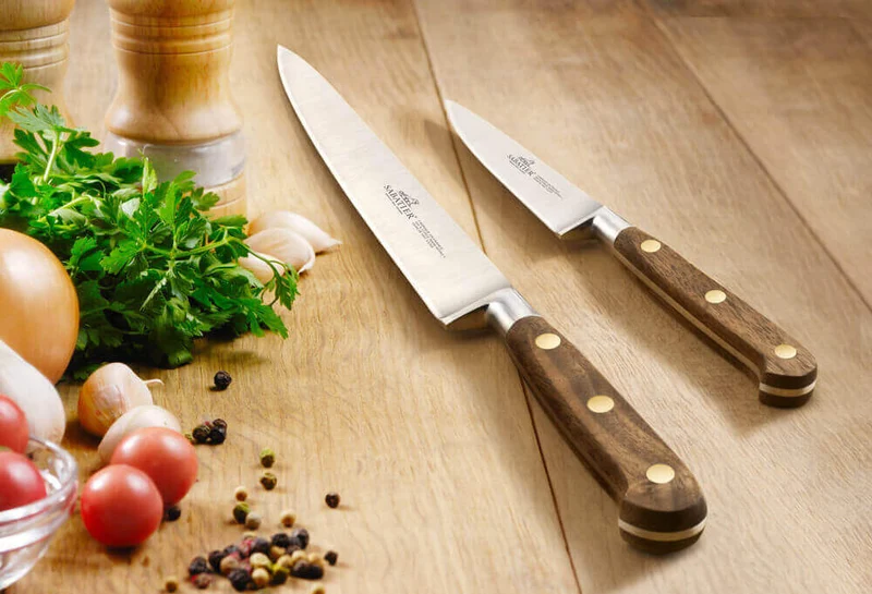 Coffret 3 couteaux Sabatier Perigord Office + Universel + Mini Santoku