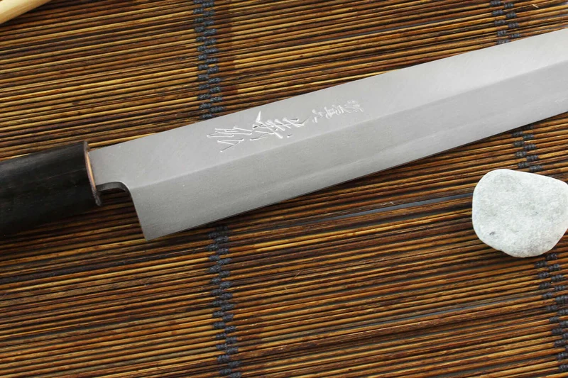 Couteau yanagiba japonais artisanal Yoshihiro Jyosaku White 2 steel