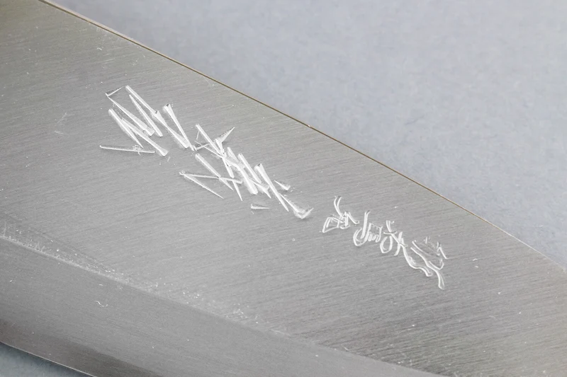 Couteau deba japonais artisanal Yoshihiro Jyosaku White 2 steel