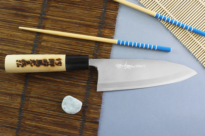 Couteau deba japonais artisanal Yoshihiro Jyosaku White 2 steel