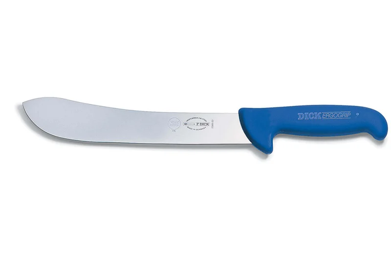 Couteau de boucher Dick Ergogrip pointe large manche bleu
