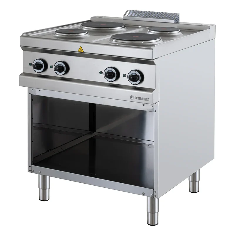 Cuisinière électrique Série 700 - 70/70 - 4 plaques rondes - 8,2 kW