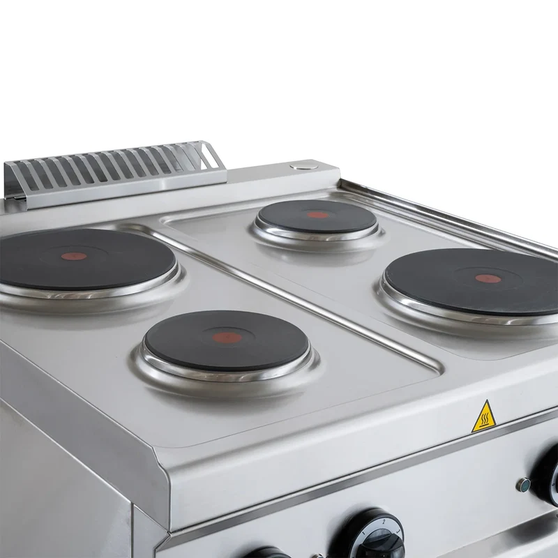 Cuisinière électrique Série 700 - 70/70 - 4 plaques rondes - 8,2 kW