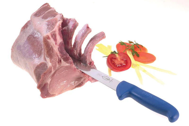 Couteau à désosser Dick Ergogrip lame étroite rigide manche bleu