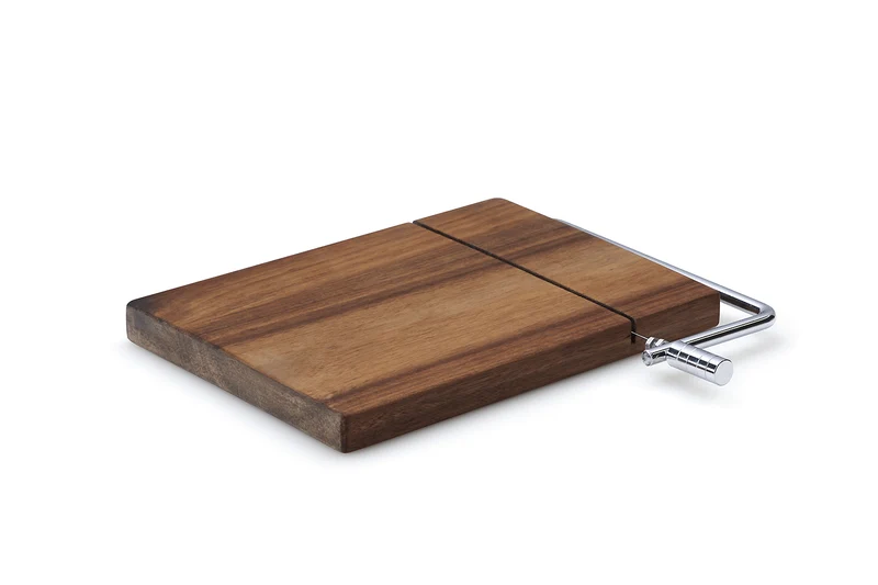 Planche à découper avec lyre à foie gras et fromage Continenta 24x17,5x2cm