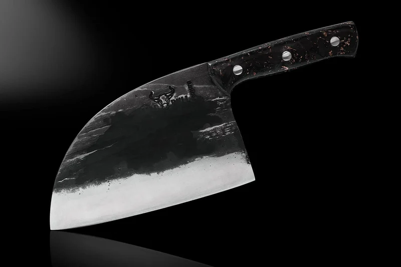 Couteau serbe Samura Mad Bull 18cm manche en carbone