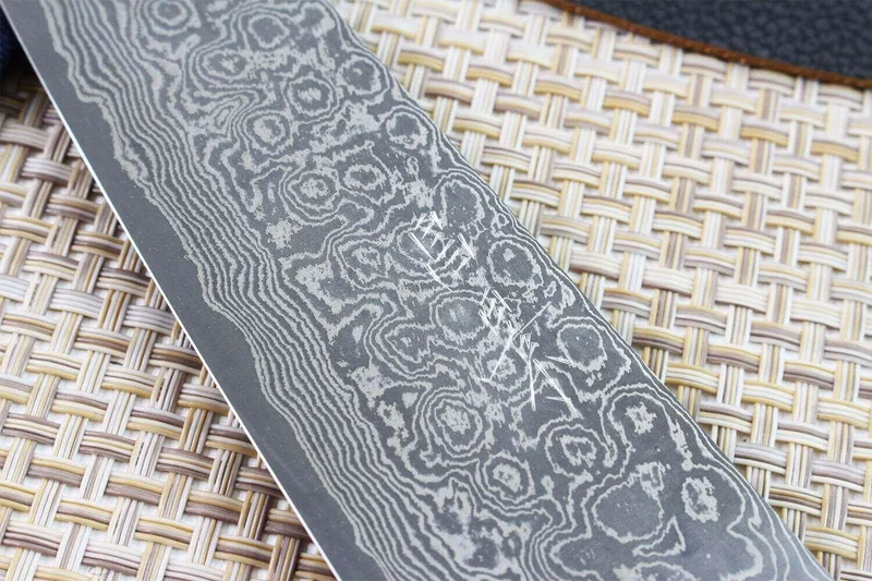 Couteau de chef japonais artisanal Masakage Kumo 18cm damas 63 couches