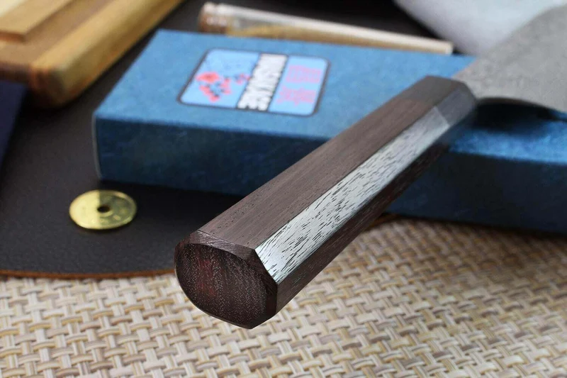 Couteau de chef japonais artisanal Masakage Kumo 18cm damas 63 couches