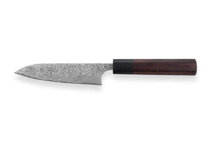 Couteau universel japonais artisanal Masakage Kumo 12cm damas 63 couches
