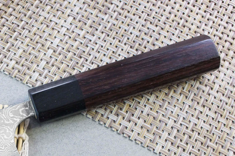 Couteau universel japonais artisanal Masakage Kumo 12cm damas 63 couches