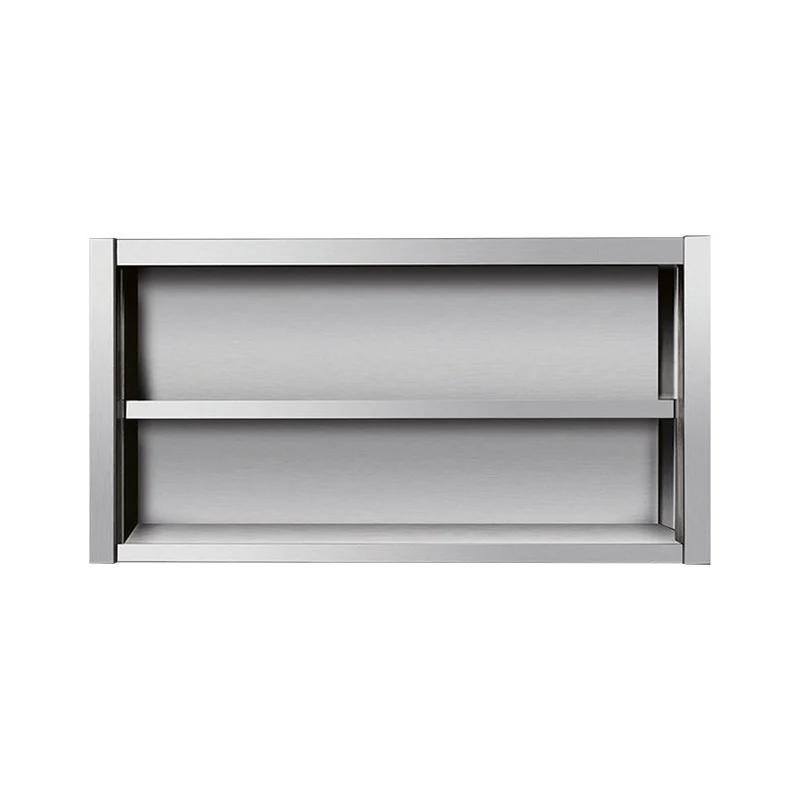 Placard mural en inox - sans porte, 1600 x 400 x 650 mm - Skyrainbow THWOR164