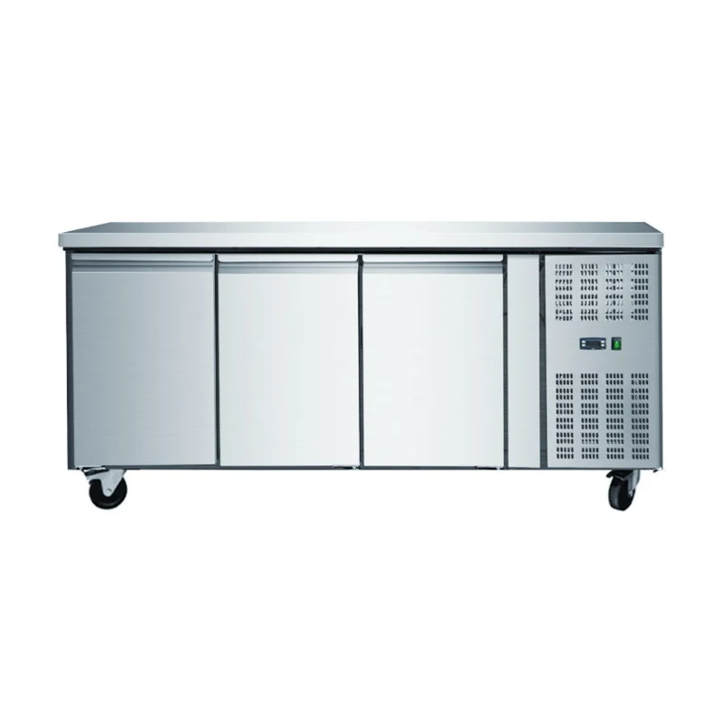 Meuble réfrigérée 3 portes Positive, 1800x600x 860 mm - Skyrainbow THSNACK3100TN