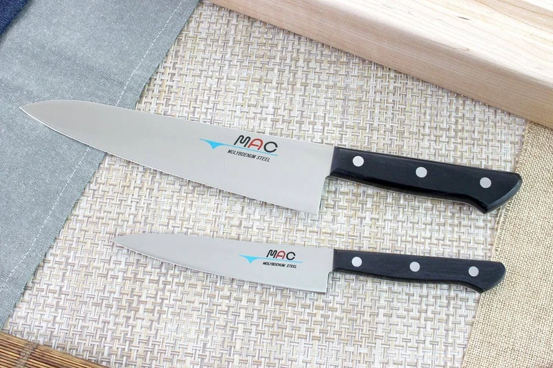 Coffret 2 couteaux japonais MAC Chef : Universel + Chef