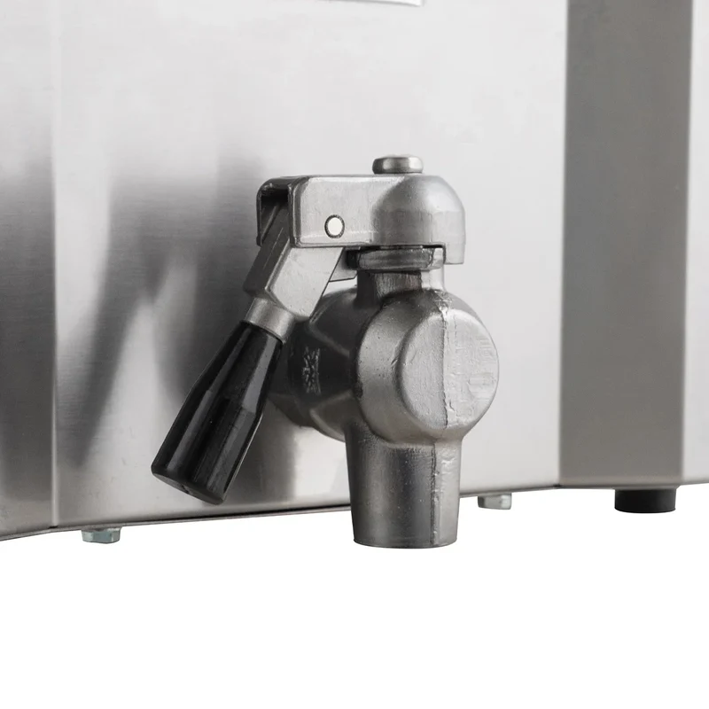 Friteuse électrique professionnelle Profi 8 Litres avec robinet de vidange, 400 V