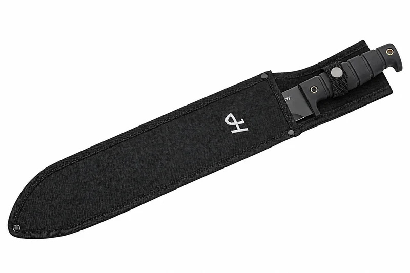 Machette Bolo Herbertz 10001191 48,7cm manche en caoutchouc avec étui