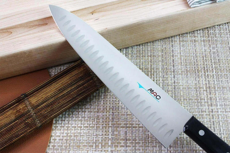Couteau de chef japonais MAC Chef lame alvéolée 25.5cm
