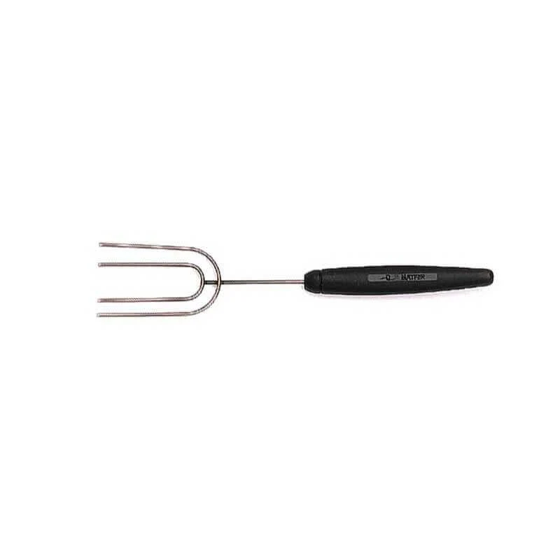 Fourchette à tremper acier inox manche PP noir