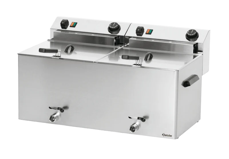 Friteuse électrique double 2×10 L 16,2 kW PROFESSIONAL II – Bartscher