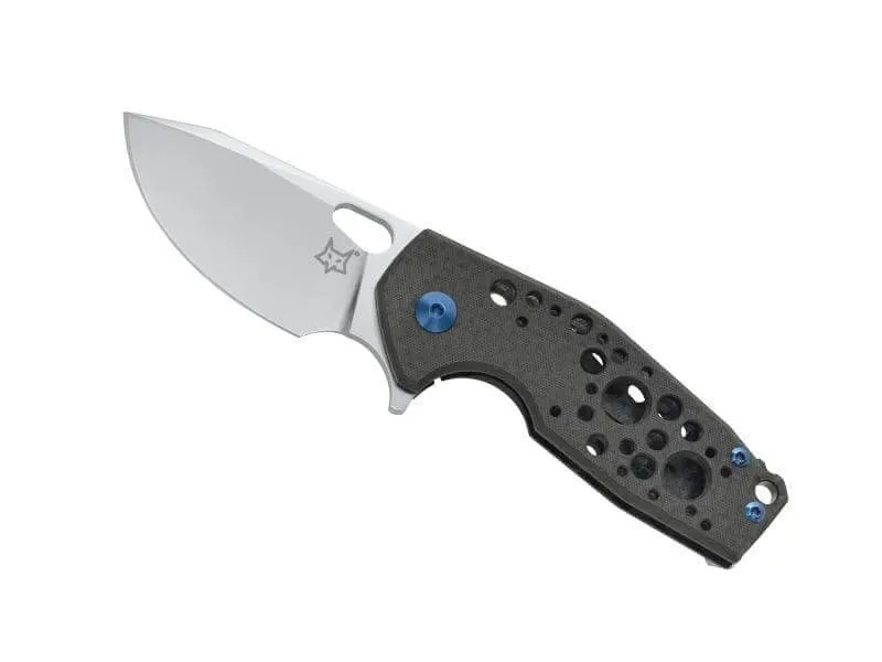 Couteau pliant Fox Suru fibre de carbone noir/titanium 9cm