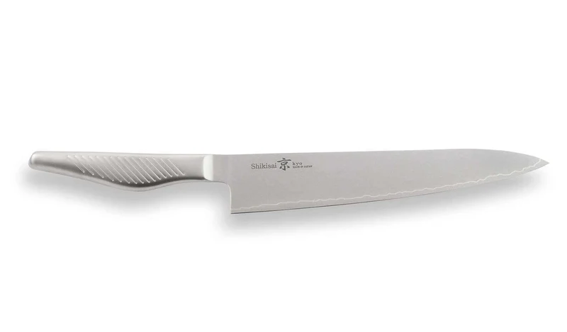 Couteau de chef japonais Shizu Hamono Kyo San Mai tout acier