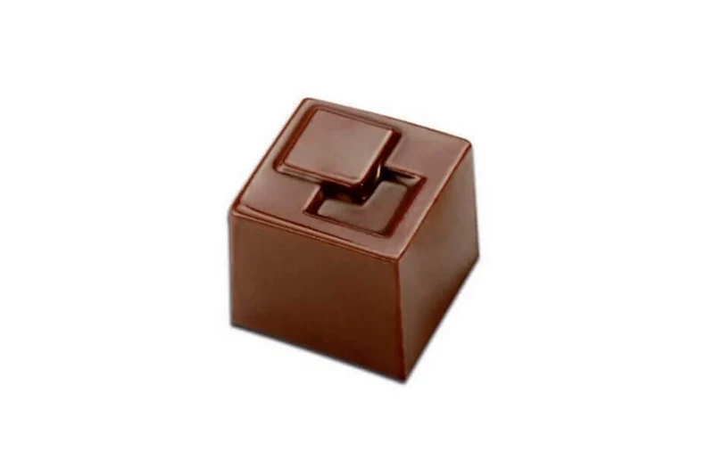 Moule à chocolats carrés 21 pièces de 10g