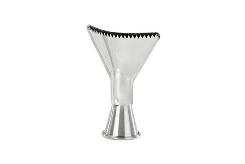Douille à bûche Express inox avec dents
