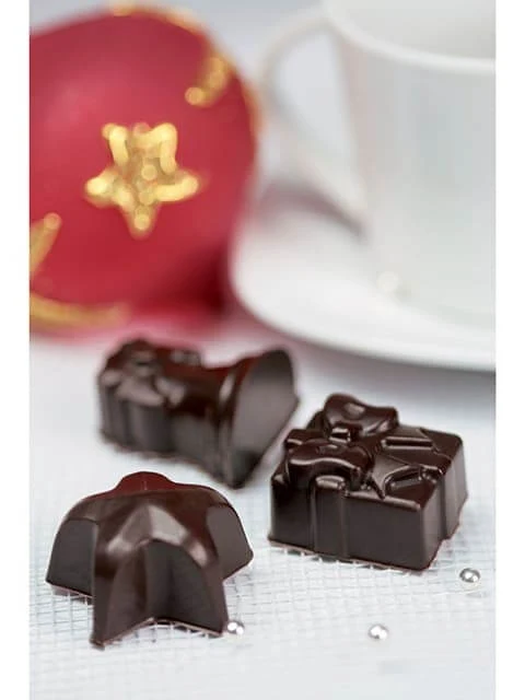Moule à chocolat silicone Silikomart Easy Choc spécial Noël 214X106 mm