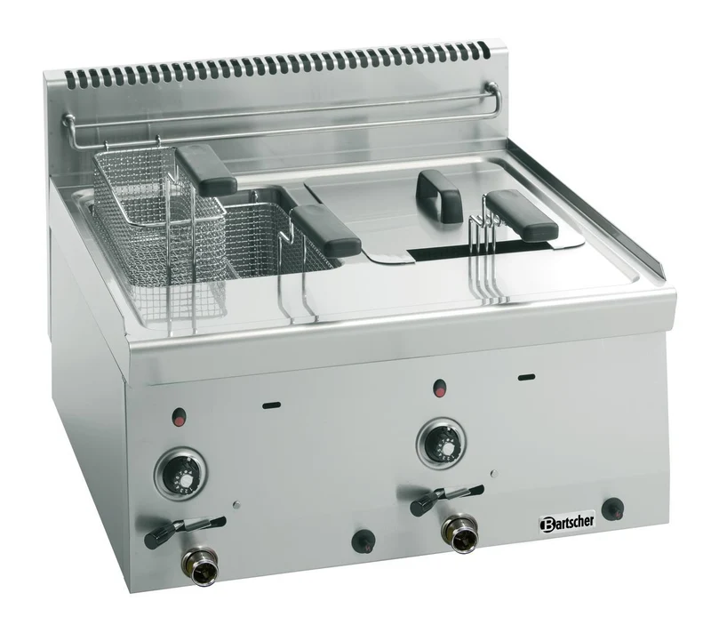 Friteuse à gaz gamme 600 – 2x8 L (B600) – Bartscher