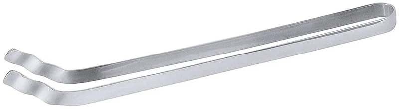 Pince à saucisses, hautement brillante, largeur 1,5 cm, longueur totale 35 cm