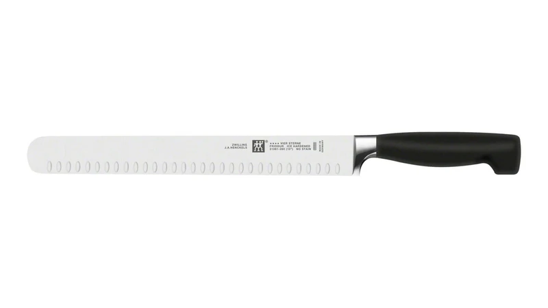 Couteau à trancher Zwilling Four Star lame forgée alvéolée 26cm