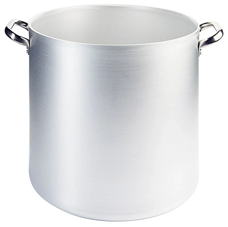 Marmite à bouillon 36 cm Aluminium, hauteur 40 cm, capacité : 50 Lt.