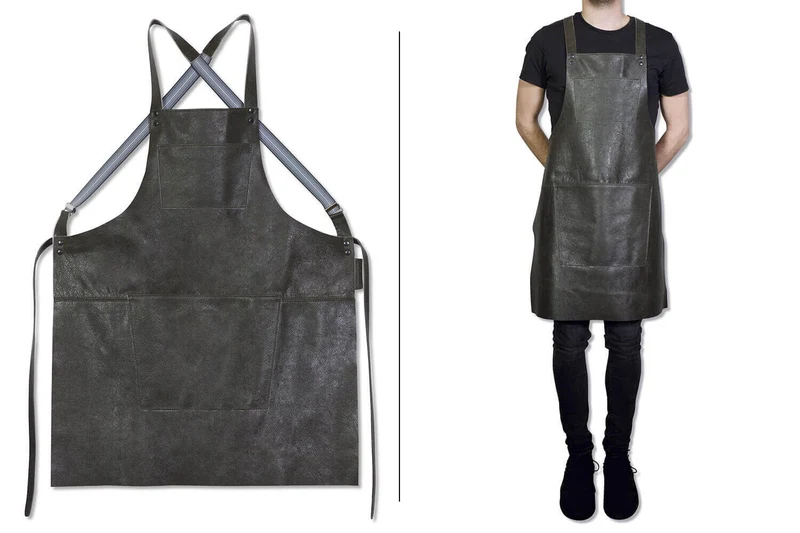 Tablier de cuisine à bretelles DutchDeluxes en cuir