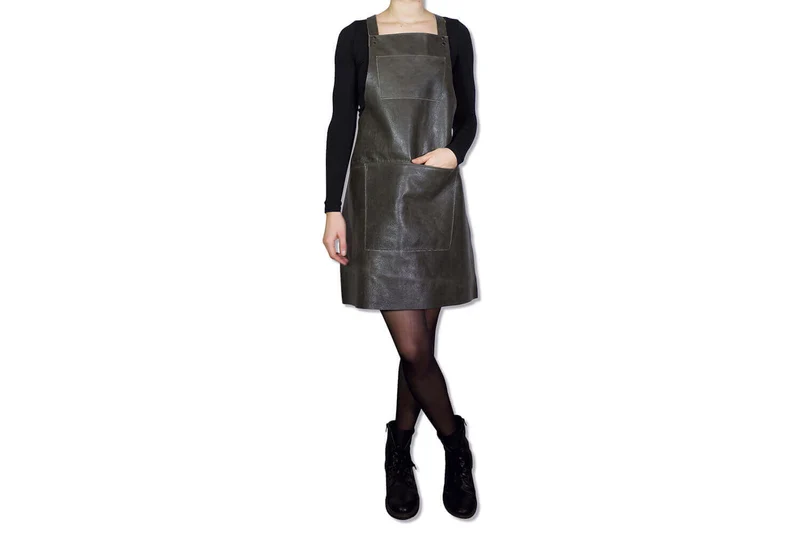 Tablier de cuisine à bretelles DutchDeluxes en cuir