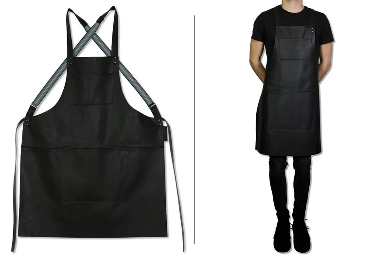 Tablier de cuisine à bretelles DutchDeluxes en cuir