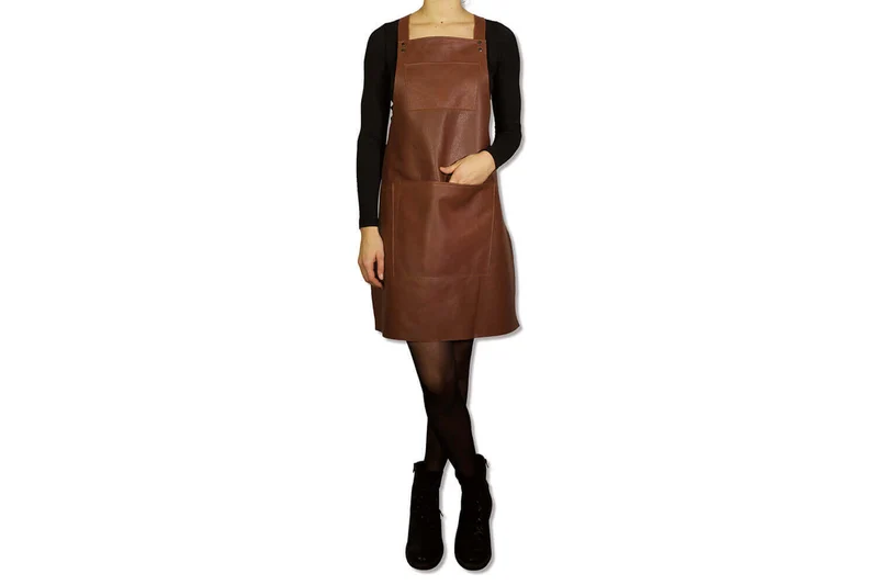 Tablier de cuisine à bretelles DutchDeluxes en cuir
