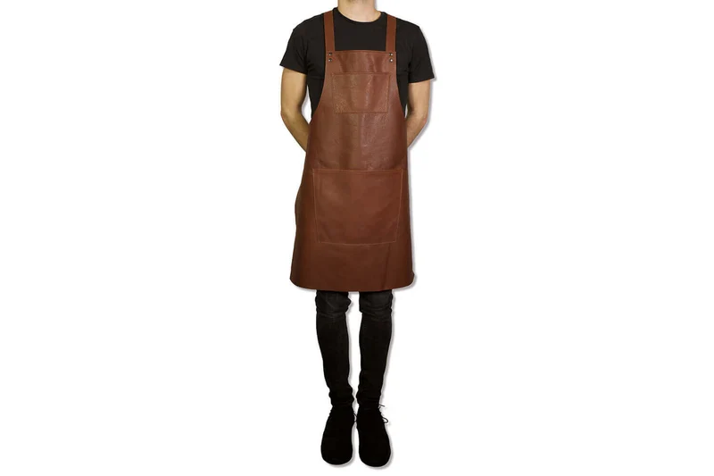 Tablier de cuisine à bretelles DutchDeluxes en cuir