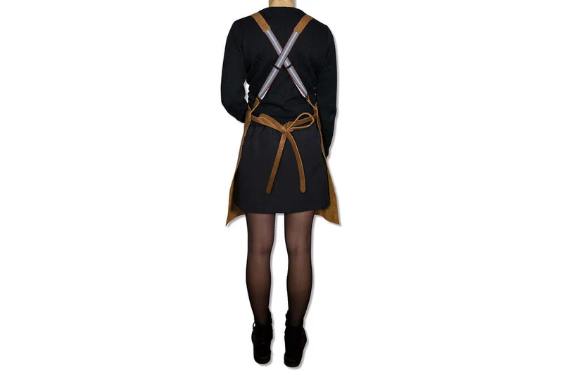 Tablier de cuisine à bretelles DutchDeluxes en cuir