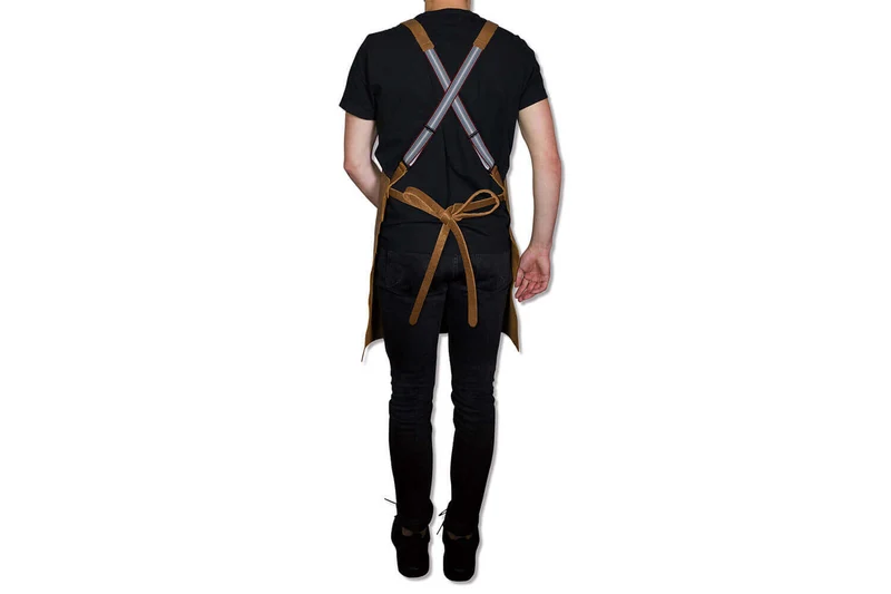 Tablier de cuisine à bretelles DutchDeluxes en cuir
