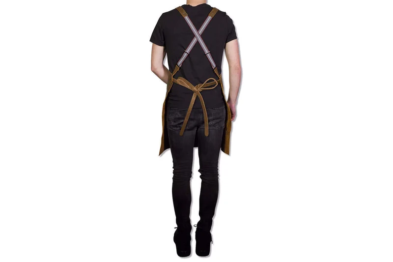 Tablier de cuisine à bretelles DutchDeluxes en cuir