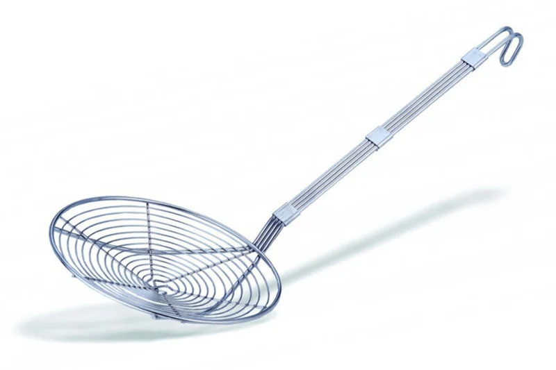 Araignée de cuisine géante tout inox diamètre 28cm