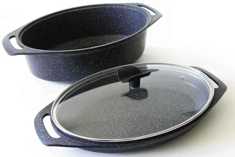 Marmite 3 pièces Pradel Excellence Premium 39 x 28 cm façon pierre tous feux / induction